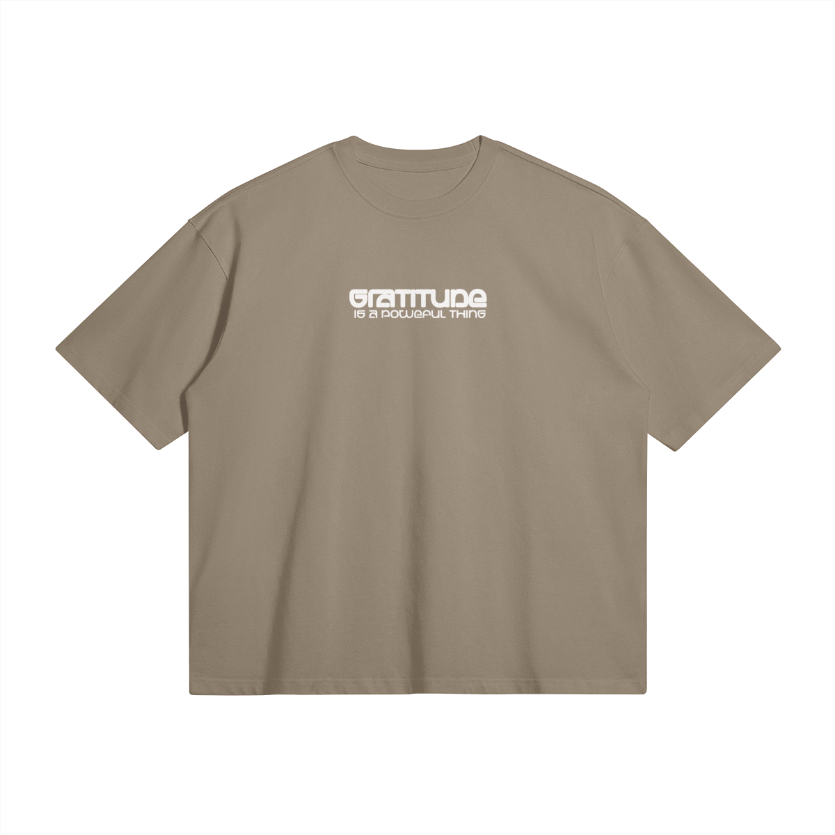 Gratitude oversized tshirt